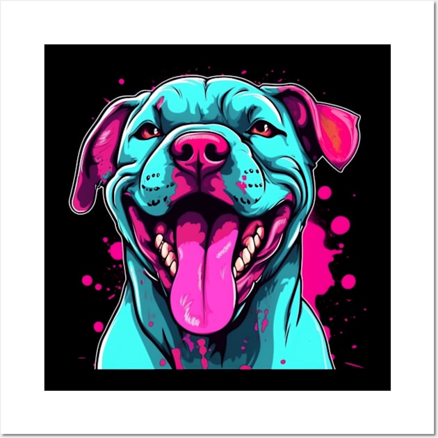 I love pitbull Wall Art by Rocket Girls 